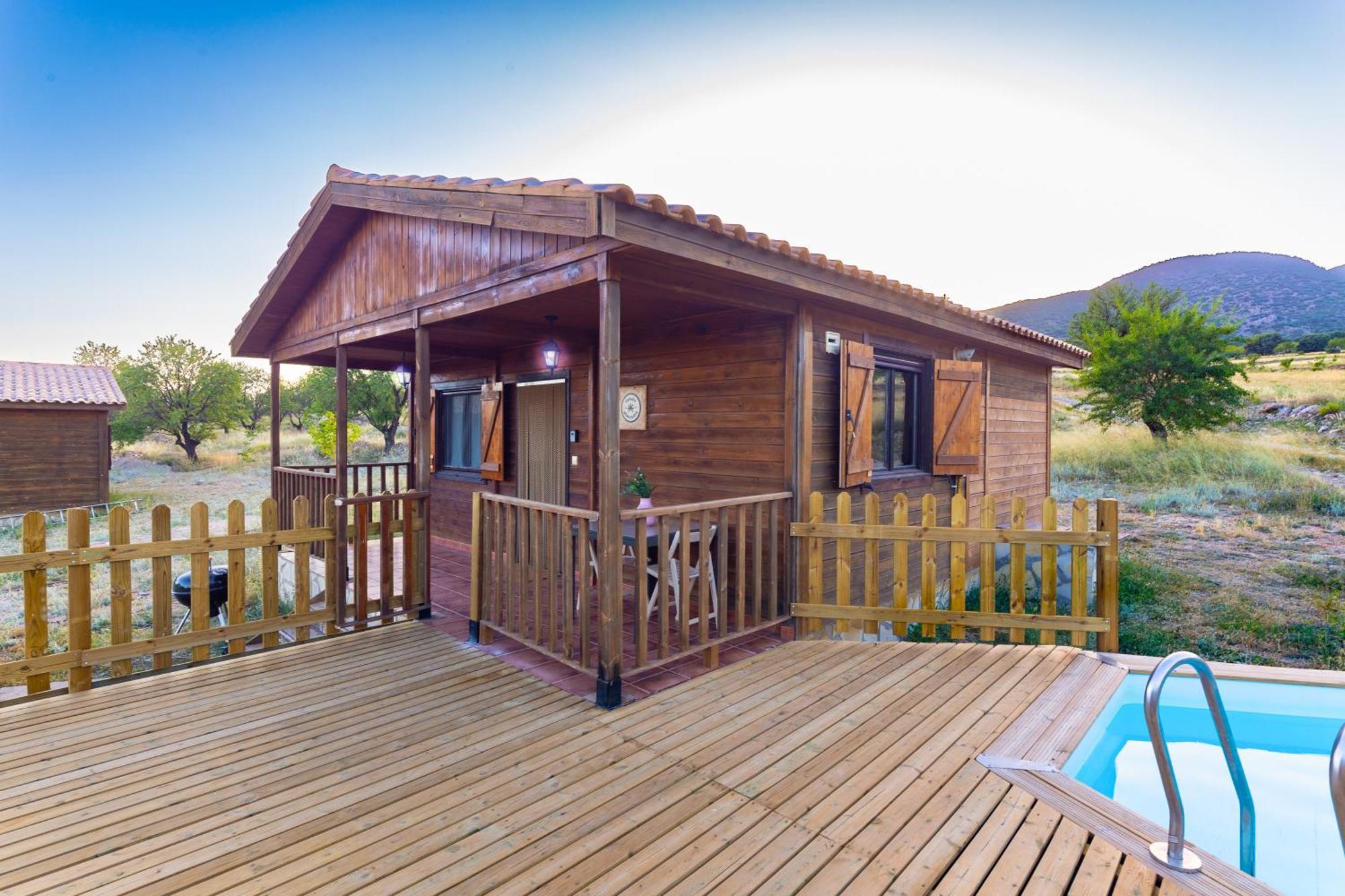 Aldea Los Odres - Cabanas De Madera De 1ª Con Piscina Privada Y Bbq En La Puerta Moratalla  Exteriör bild